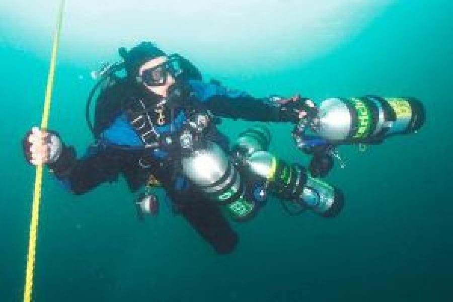 PADI Tec Trimix Gas Blender Diver in Hurghada