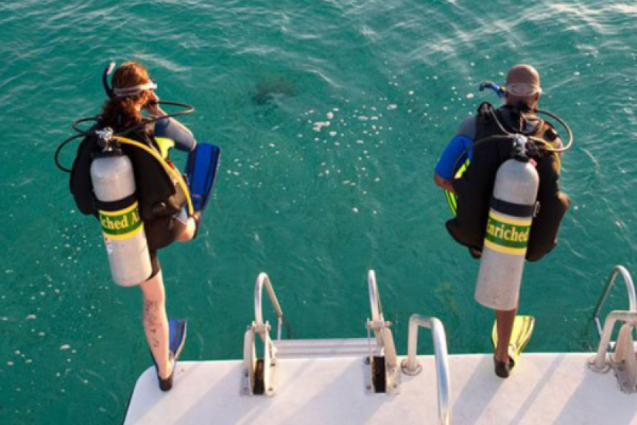 PADI Enriched Air Diver Course in Sharm El-Sheikh Egypt.